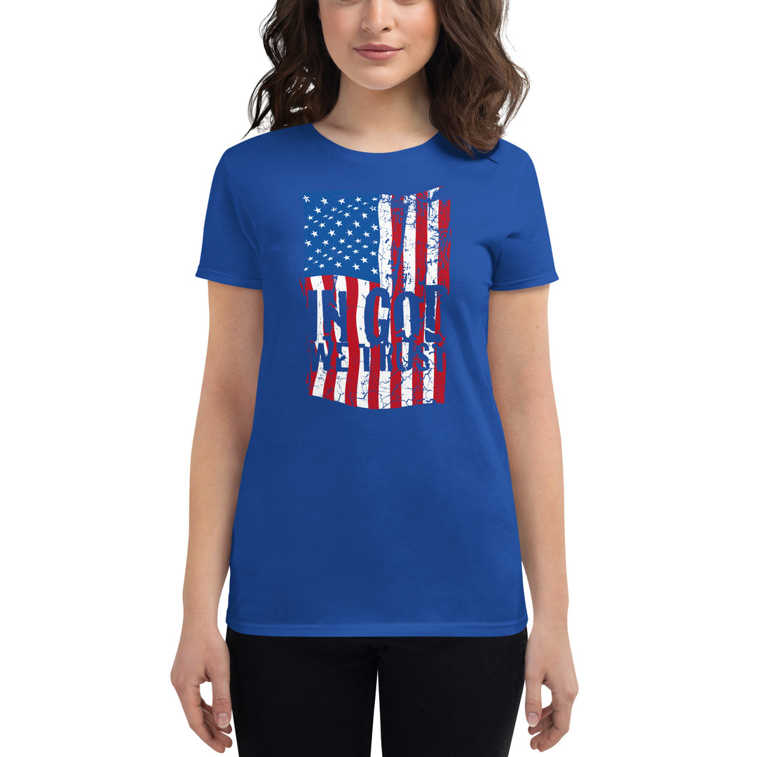 IN GOD WE TRUST (Women's Fitted Tee)